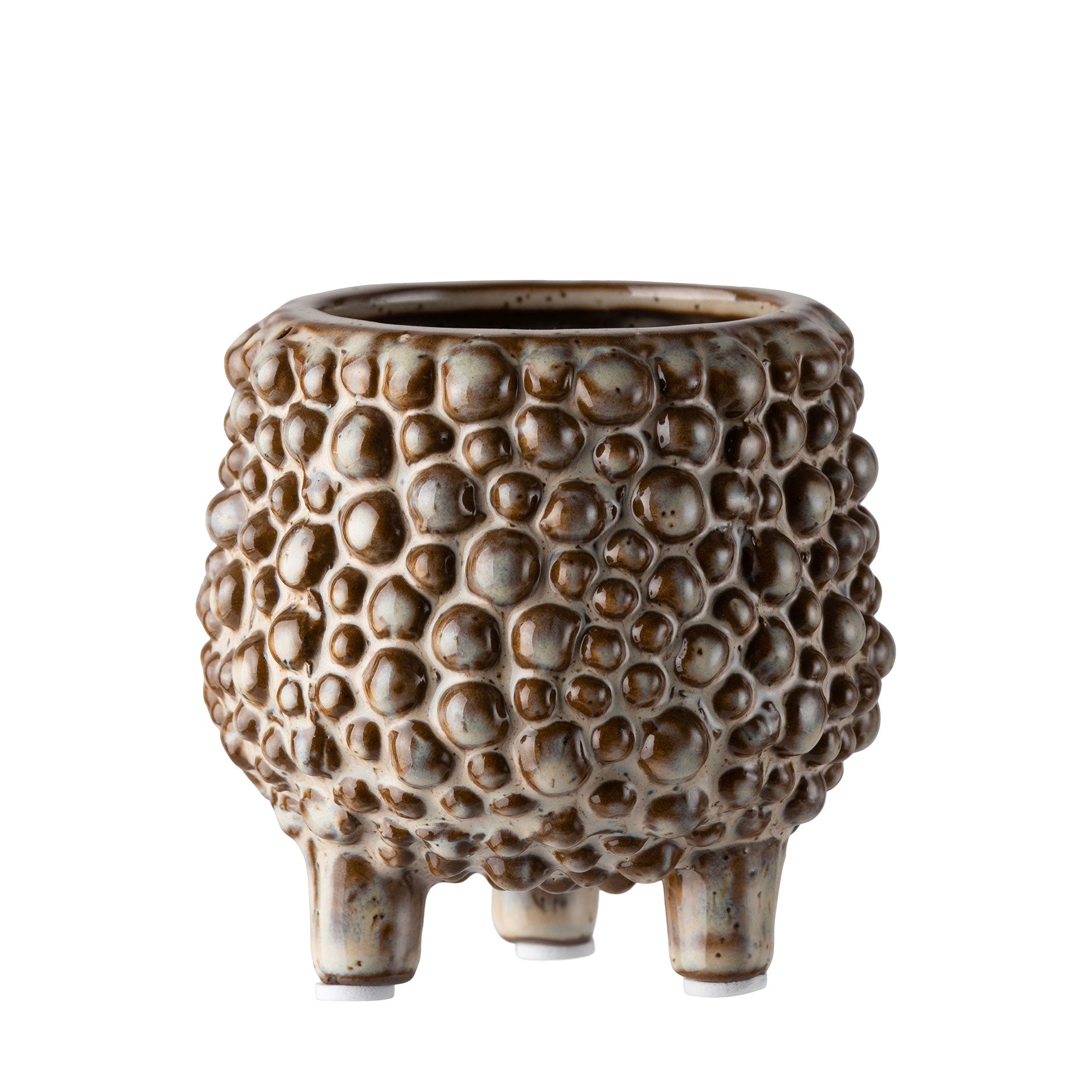 Dots Steingut-Blumentopf